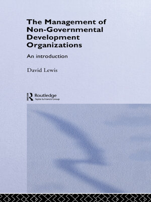 cover image of The Management of Non-Governmental Development Organizations